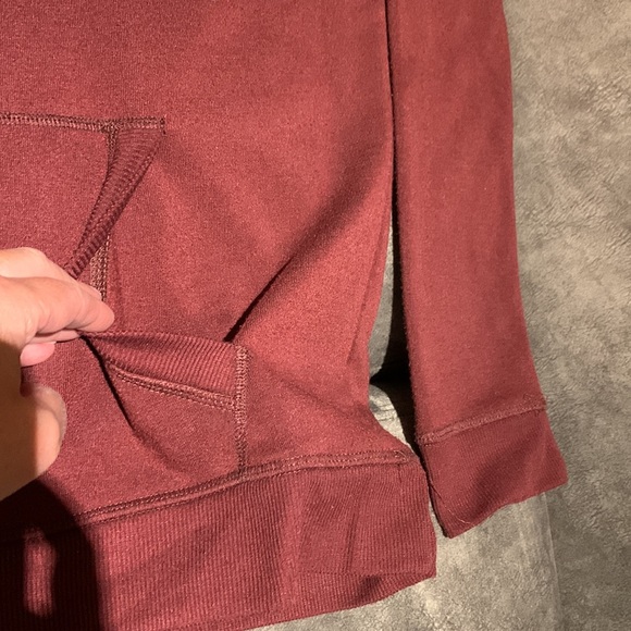 Ardene Burgundy/Wine 3 Owls Hoodie Sweatshirt - size S - Picture 5 of 16